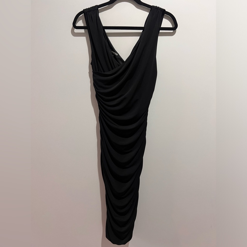 Express black midi dress size S